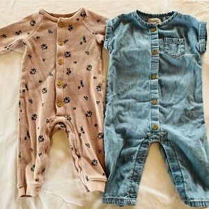 Little planet baby girls one pieces